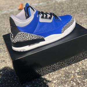 Retro Jordan 3s royal cement size 12 and 10
